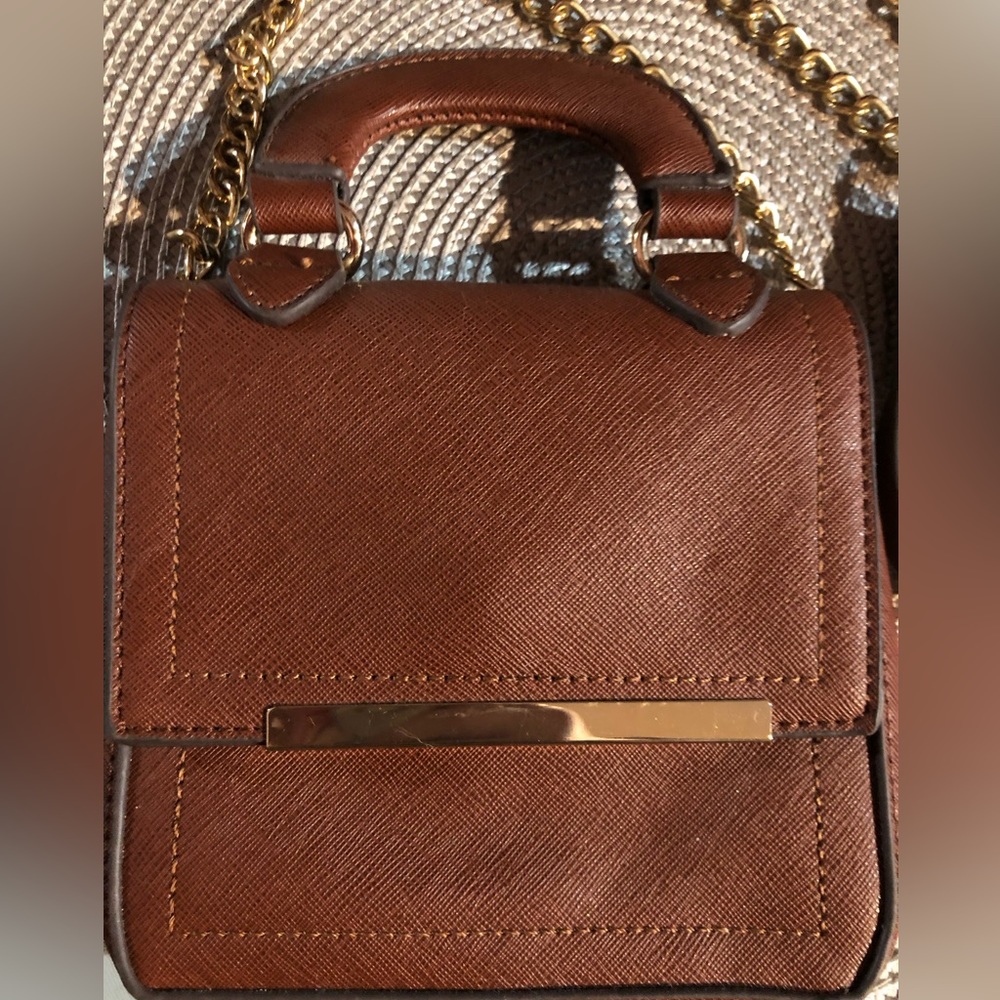 Brown Leather mini 9”inch pocketbook